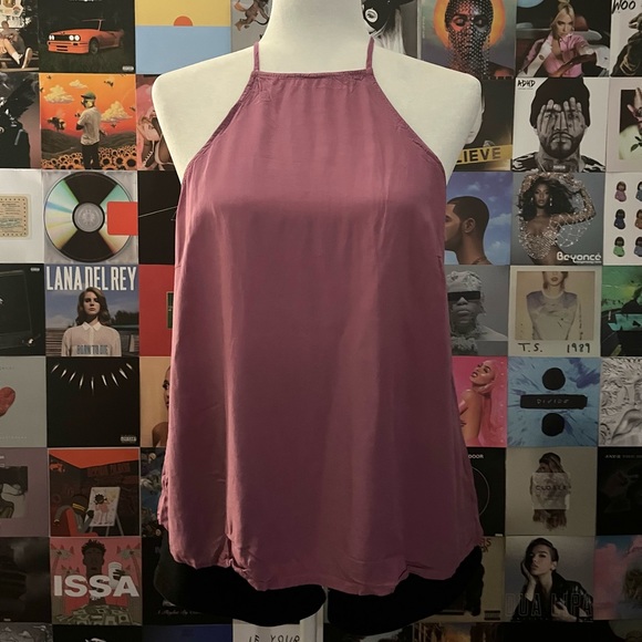 Lulu’s Laced Back Mauve Pink Lace-Up Top - New Without Tags 🍬🩷 - Picture 3 of 4